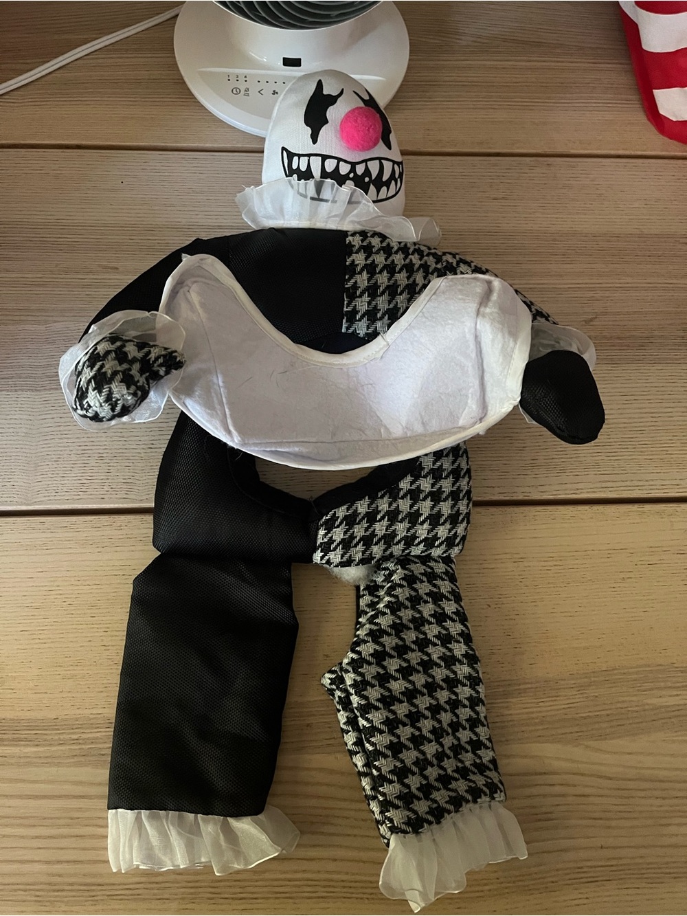 Viral Halloween Clown Dog Headless Tray Costume